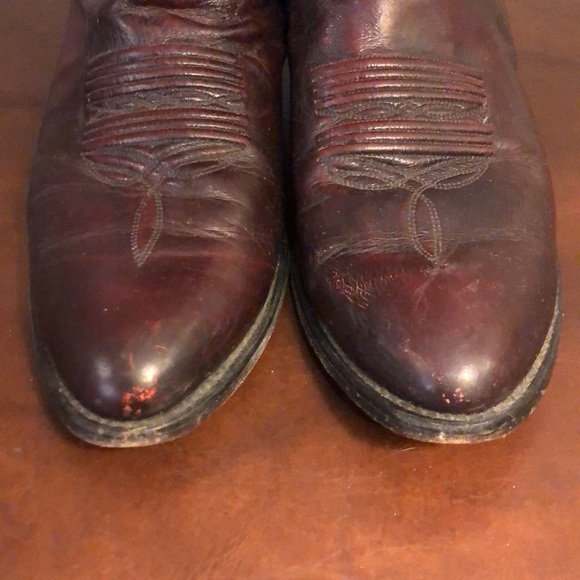 Dan Post Vintage Leather Cowboy Boots - Picture 5 of 6